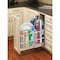 Rev-A-Shelf Maple Veneer, Light Brown, 8 in W, 19.5 in H, 21.66 in D, 21.65 in L, Light Brown 447-BCBBSC-8C - alternate 4